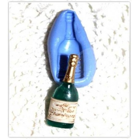 Moule en silicone bouteille de champagne 37 mm