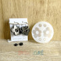 Mini Moule en silicone pampilles fleurs 1