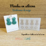 Mini Moule en silicone pampilles Bonhomme de neige