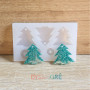 Mini Moule en silicone pampilles sapin de Noël
