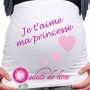 Bandeau de grossesse "ma petite princesse"