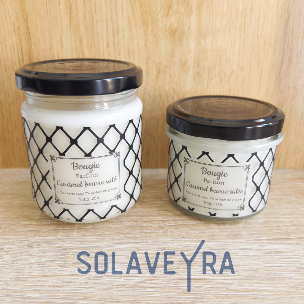 Bougie parfums senteur Caramel beurre salé" By Solaveyra "