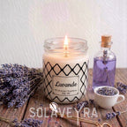 Bougie parfums senteur Lavande" By Solaveyra "