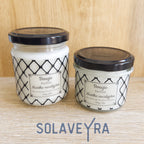Bougie parfums senteur Menthe eucalyptus " By Solaveyra "