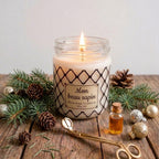 Bougie parfums senteur Mon beau sapin " By Solaveyra "