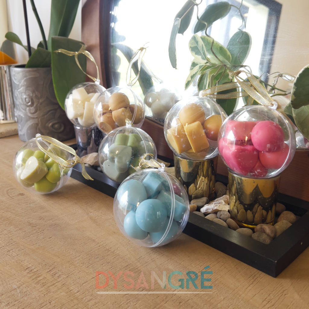 Boule de Noël fondants senteur de Noël chocolat noisette