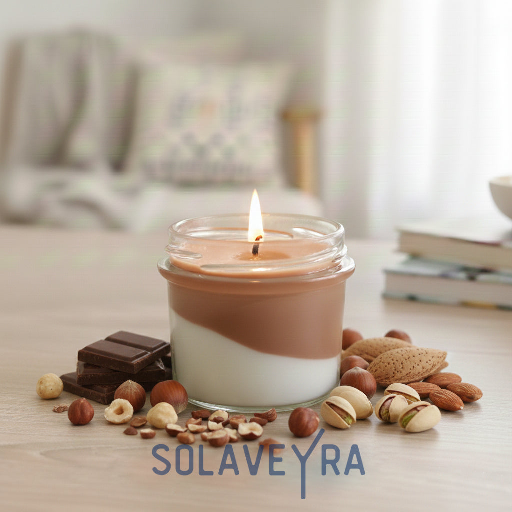 Bougie colorée parfums Gourmands "nombreux parfums disponible" By Solaveyra