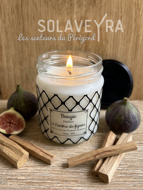 Bougie A l'ombre du Figuier " By Solaveyra "