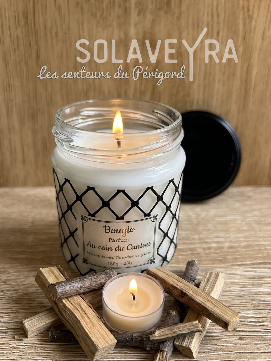 Bougie Au coin du Cantou " By Solaveyra "