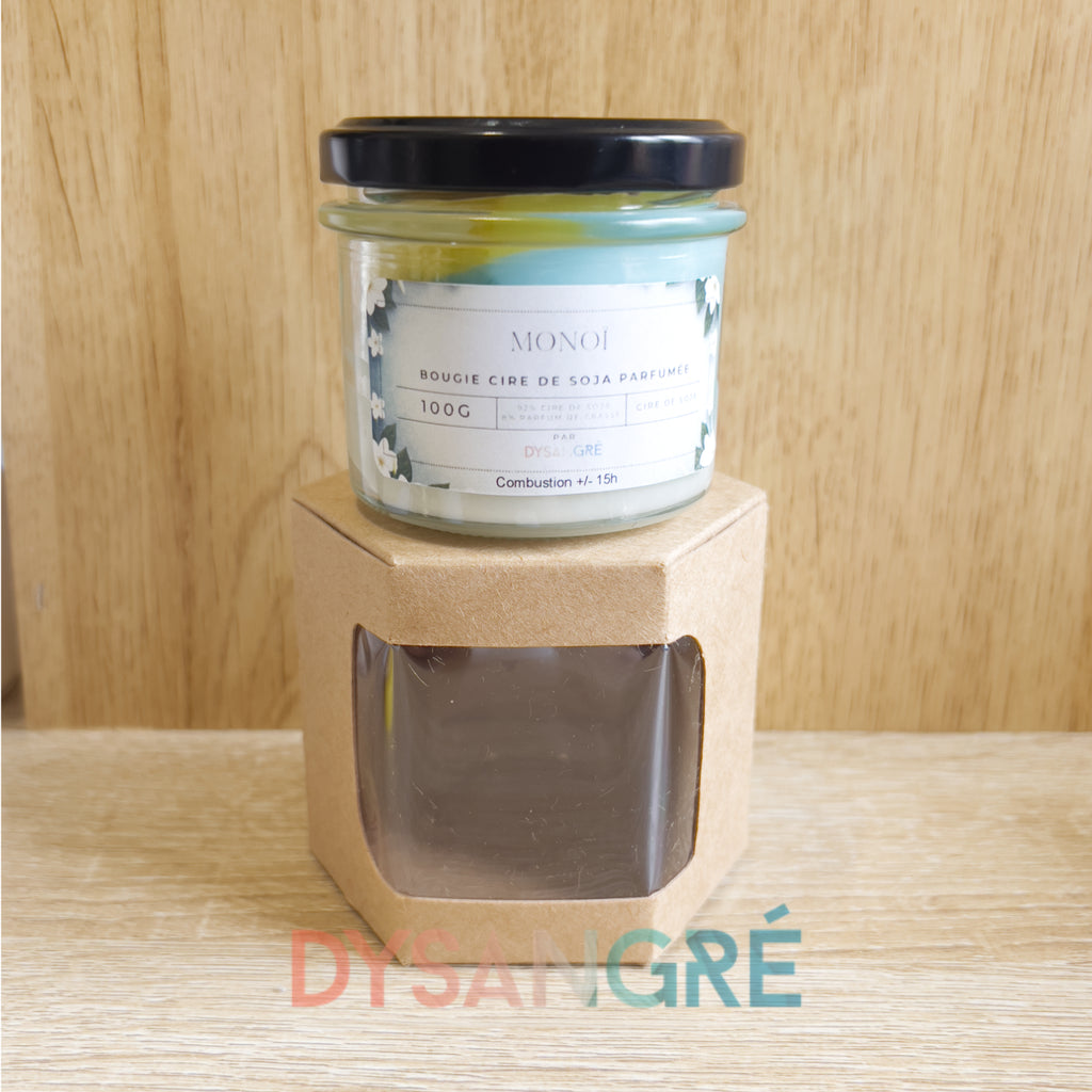 Bougie colorée parfums fleuris "nombreux parfums disponible" By Solaveyra