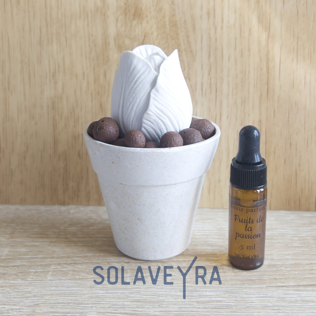 Diffuseur en platre Tulipe