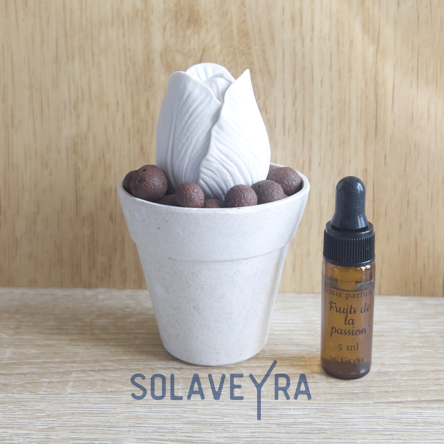 Diffuseur en platre Tulipe