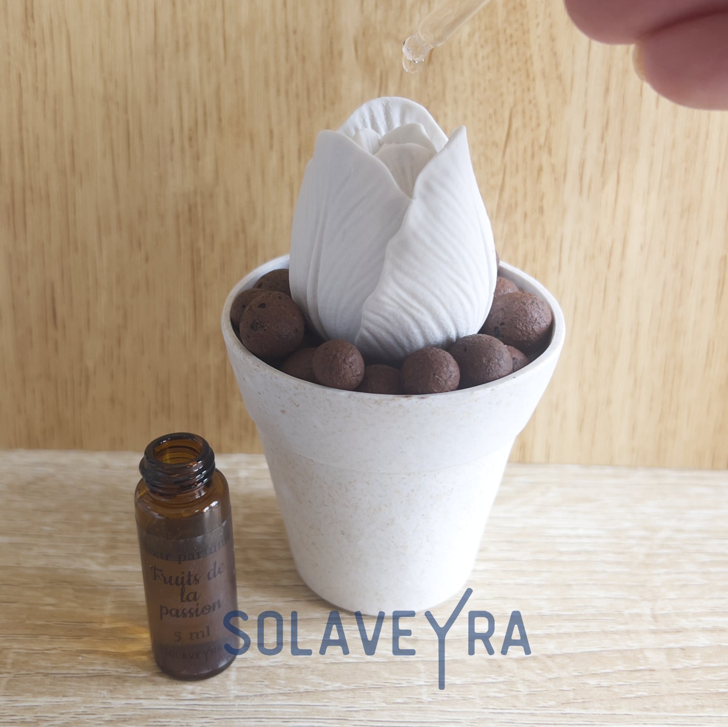 Diffuseur en platre Tulipe