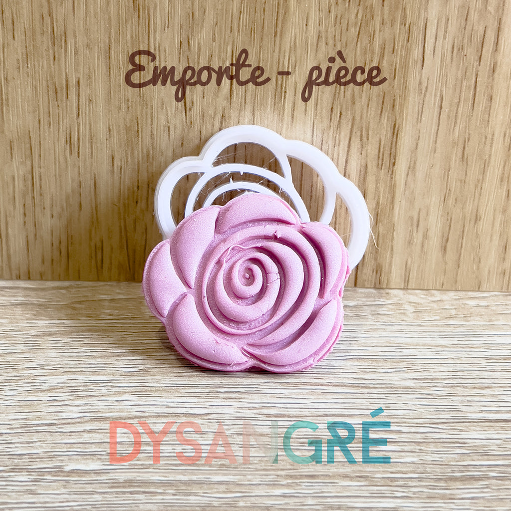 Emporte-pièce forme Fleur rose