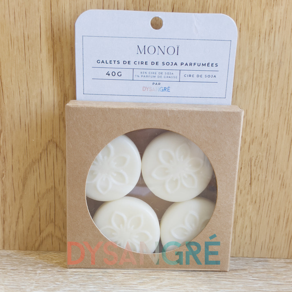 Galets de cire d'olive parfums fleuris "Plusieurs senteur aux choix"