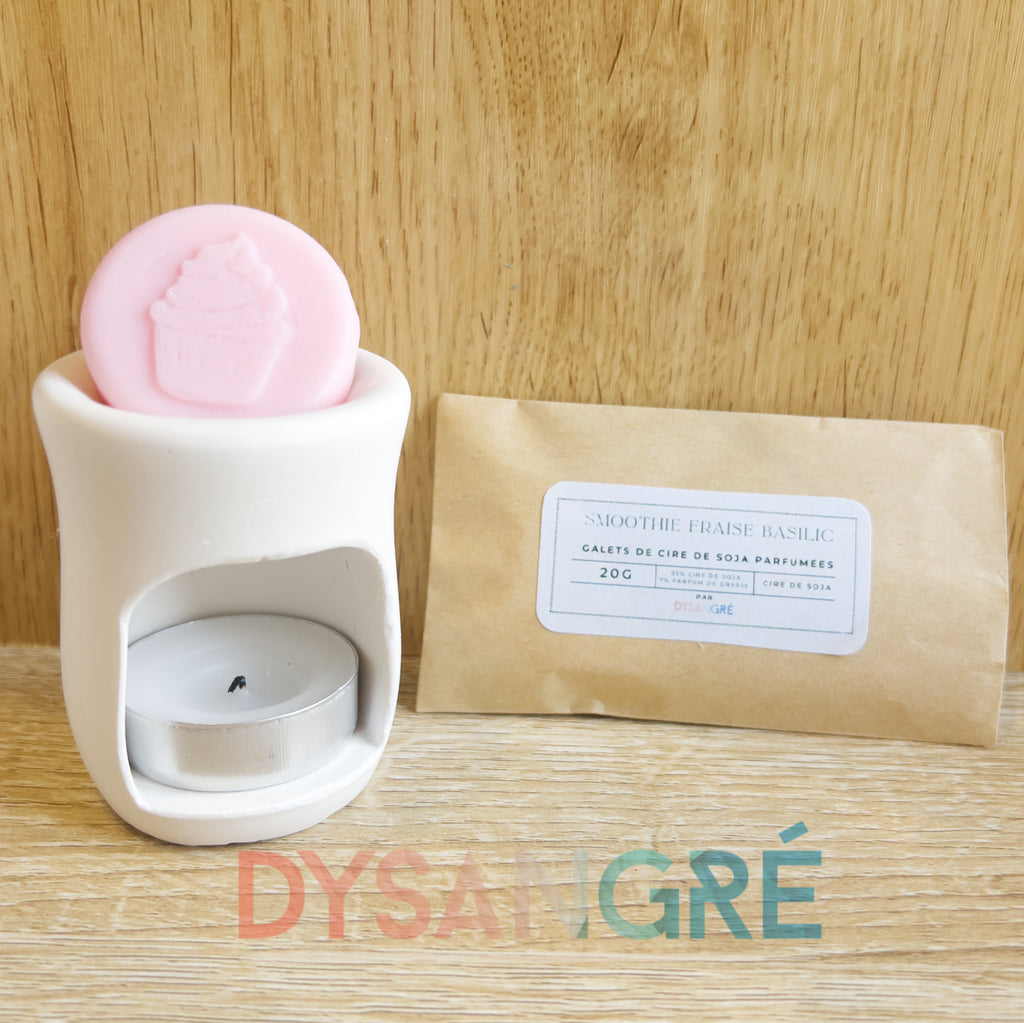 Galets de cire d'olive parfums gourmand "Plusieurs senteur aux choix"