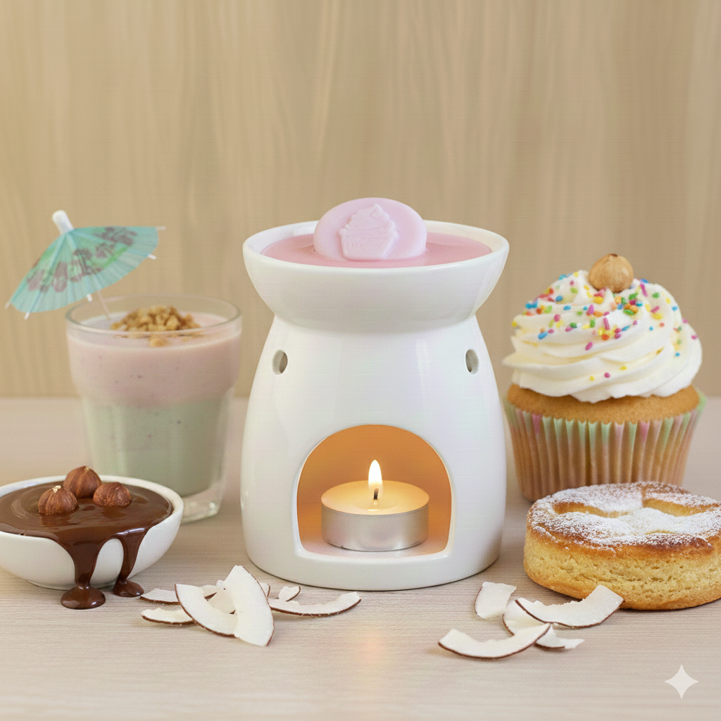 Galets de cire d'olive parfums gourmand "Plusieurs senteur aux choix"