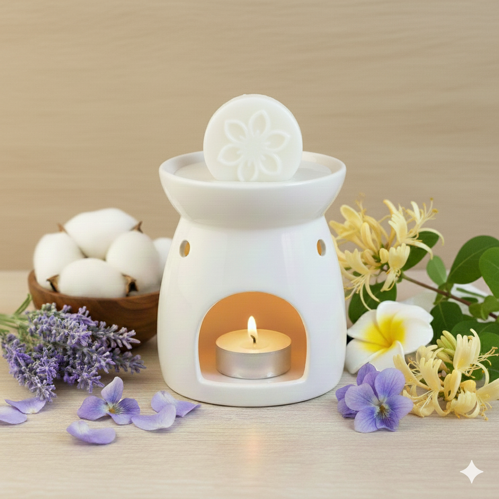 Galets de cire d'olive parfums fleuris "Plusieurs senteur aux choix"