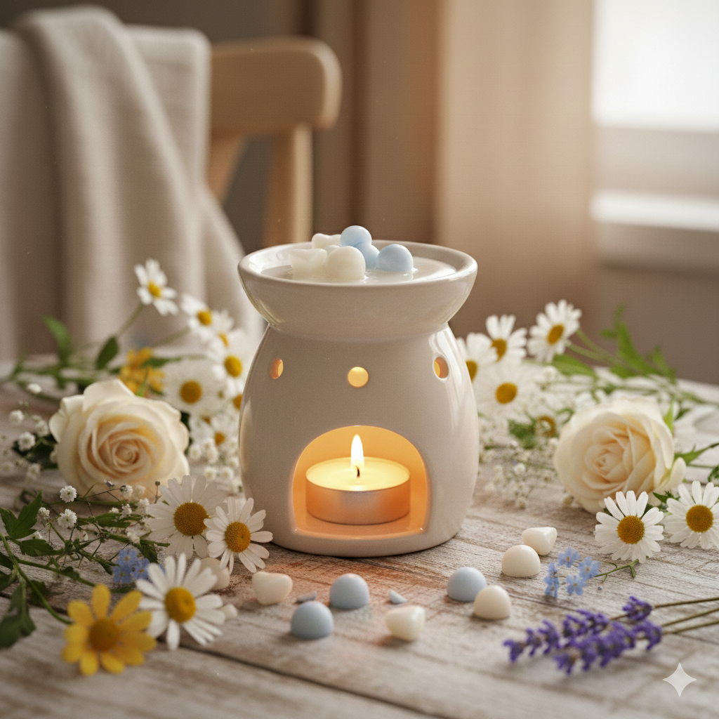 Pépites de cire d'olive parfums Fleuris "Plusieurs senteurs aux choix"