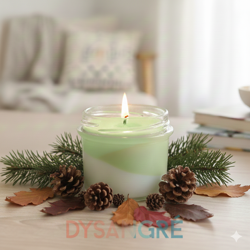 Bougie colorée parfums Boisés "nombreux parfums disponible" By Solaveyra