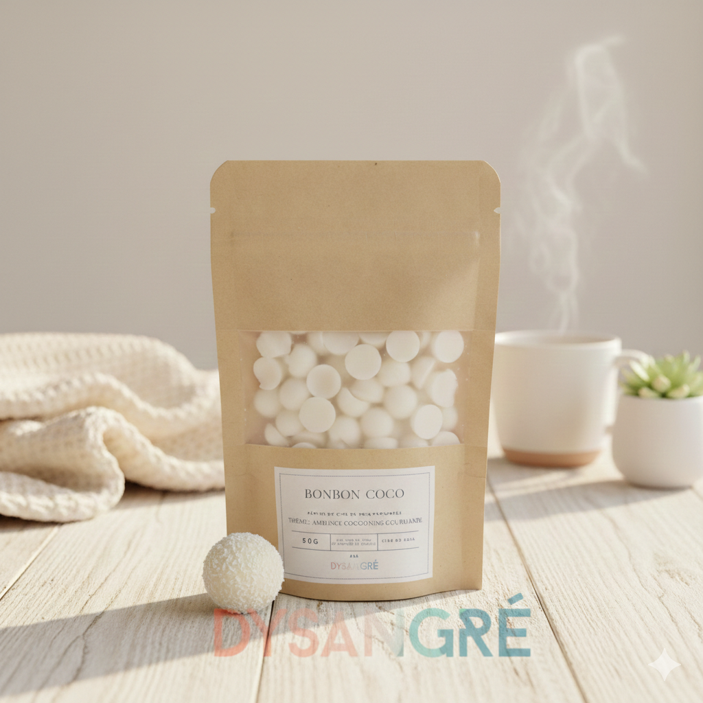 Pépites de cire d'olive parfums gourmands "Plusieurs senteurs aux choix"