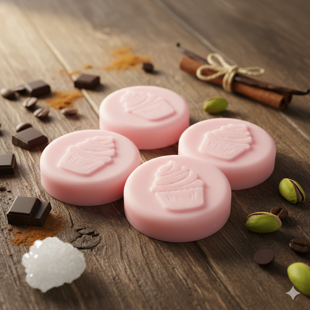 Galets de cire d'olive parfums gourmand "Plusieurs senteur aux choix"