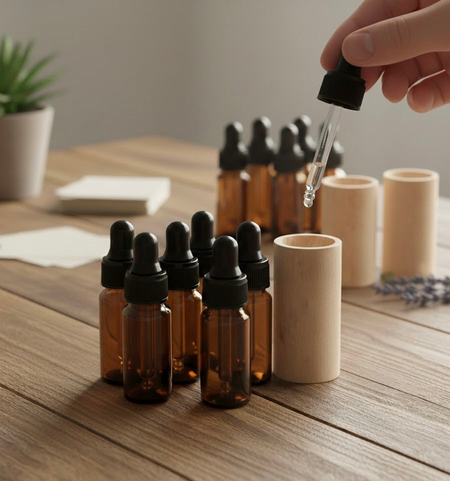 Fiole de parfum senteur fleuris "nombreux parfums disponible" By Solaveyra