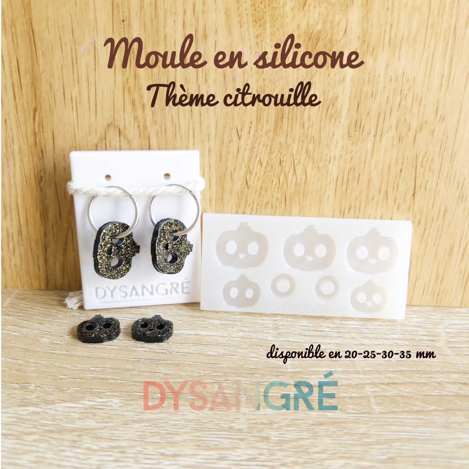 Moule en silicone Pampilles Citrouille