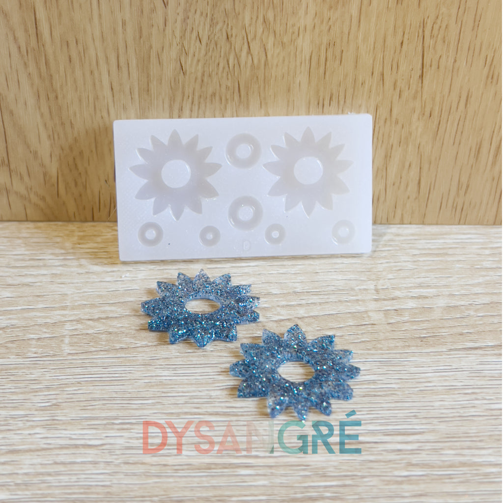 Moule en silicone Pampilles paquerette