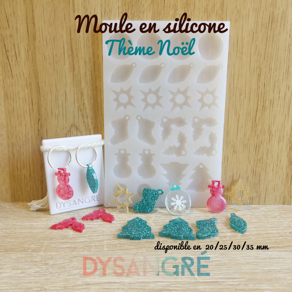 Moule en silicone Pampilles Noël