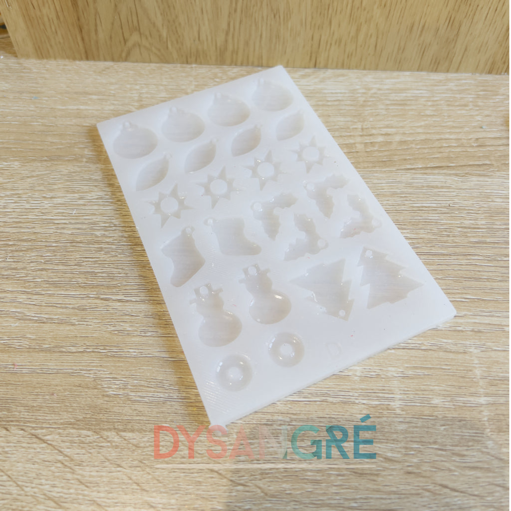 Moule en silicone Pampilles Noël