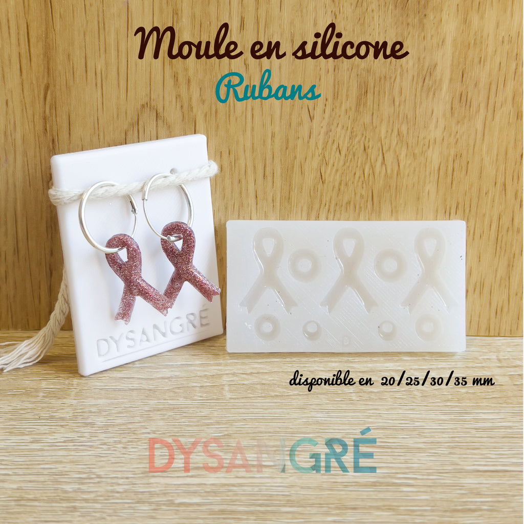 Moule en silicone Pampilles ruban