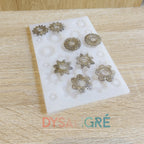 Moule en silicone Pampilles Fleurs des champs