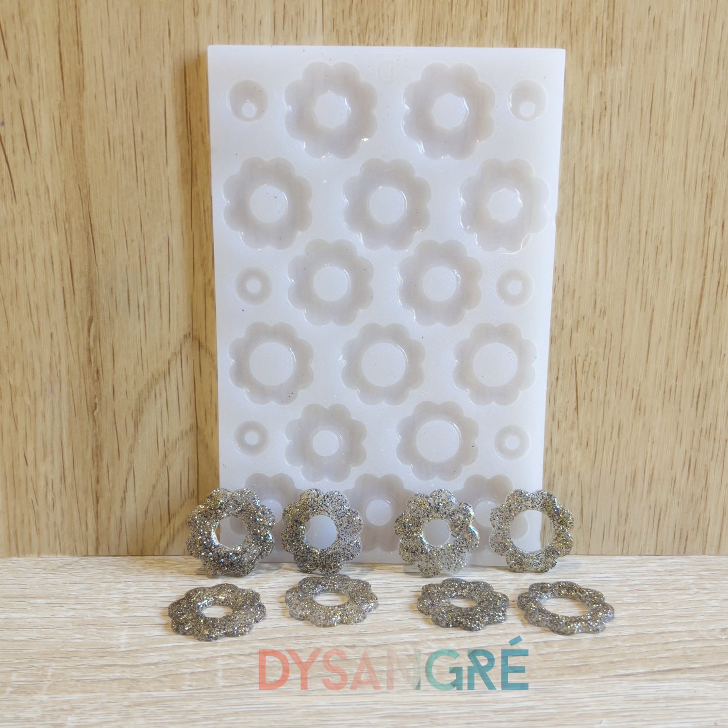 Moule en silicone Pampilles Fleurs évidées