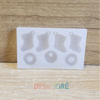 Moule en silicone Pampilles Botte de Noël