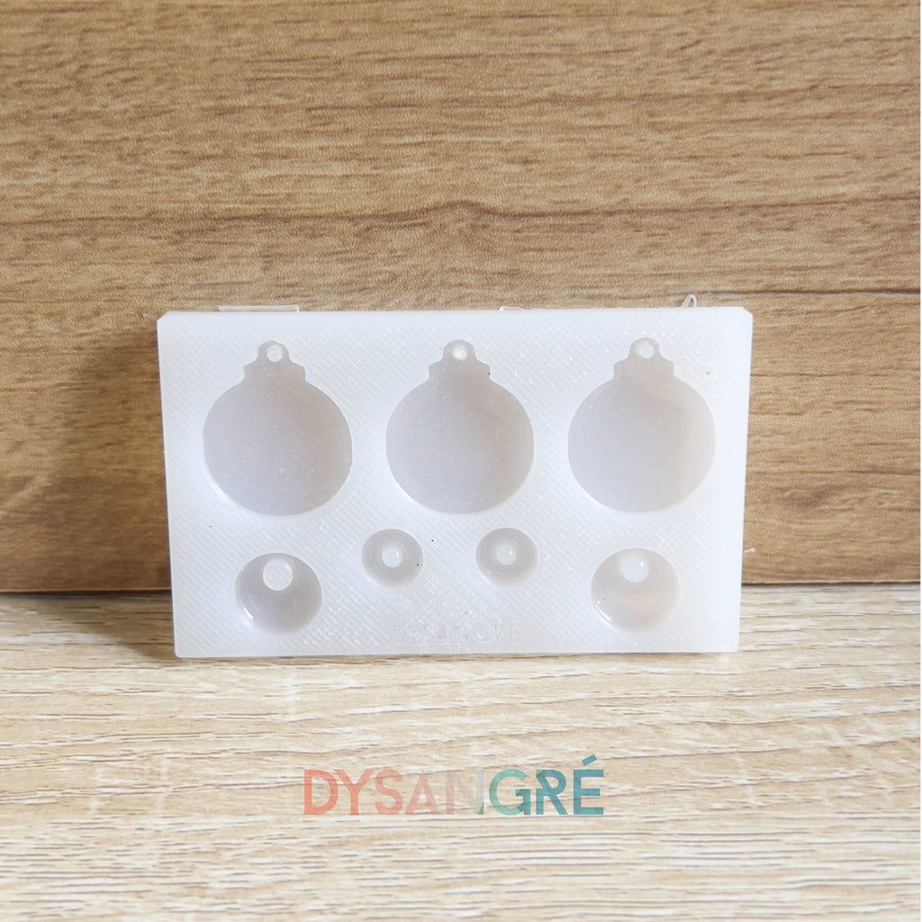 Moule en silicone Pampilles Boule de Noël