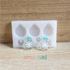 Moule en silicone Pampilles Boule de Noël