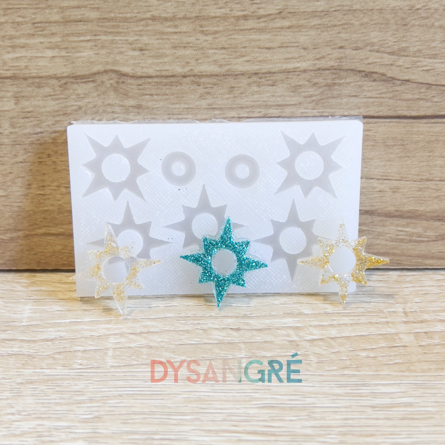 Moule en silicone Pampilles étoiles de Noël