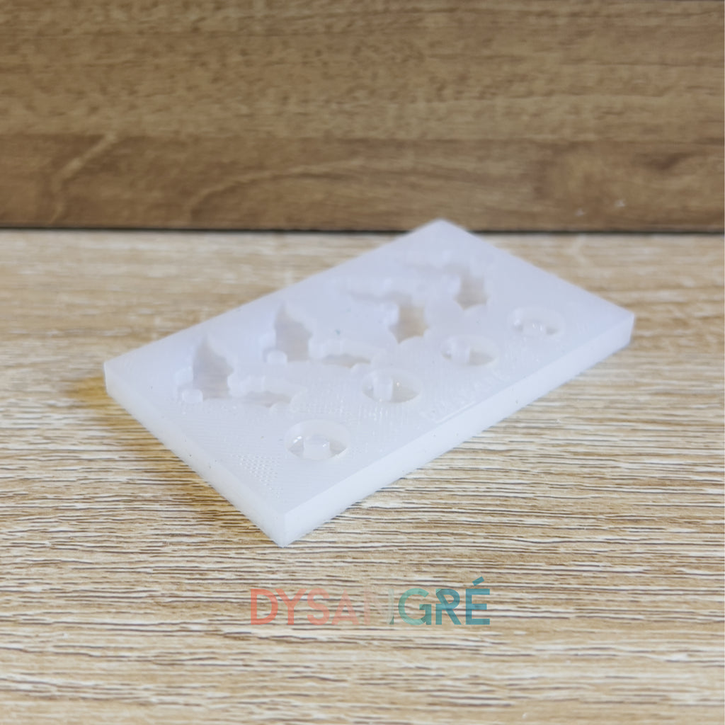 Moule en silicone Pampilles feuille de houx