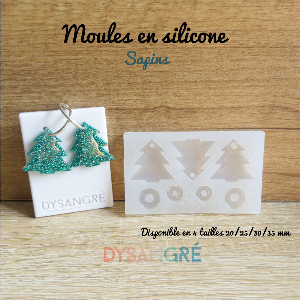 Moule en silicone Pampilles sapin