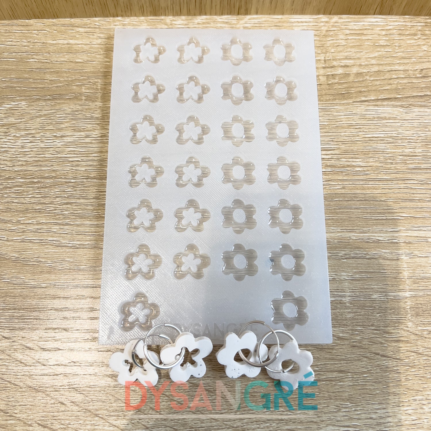 Moule en silicone Pampilles Fleurs