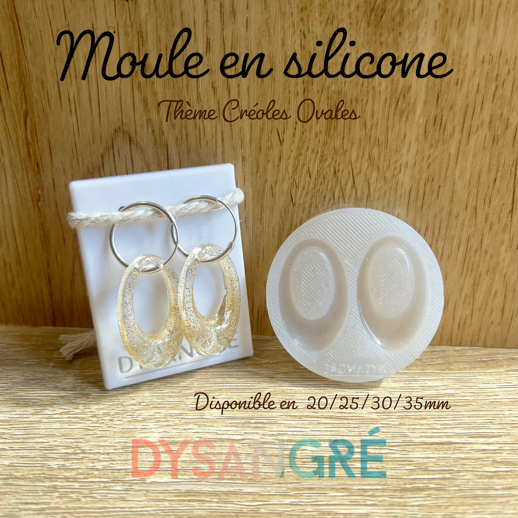 Moule en silicone Pampilles Oval