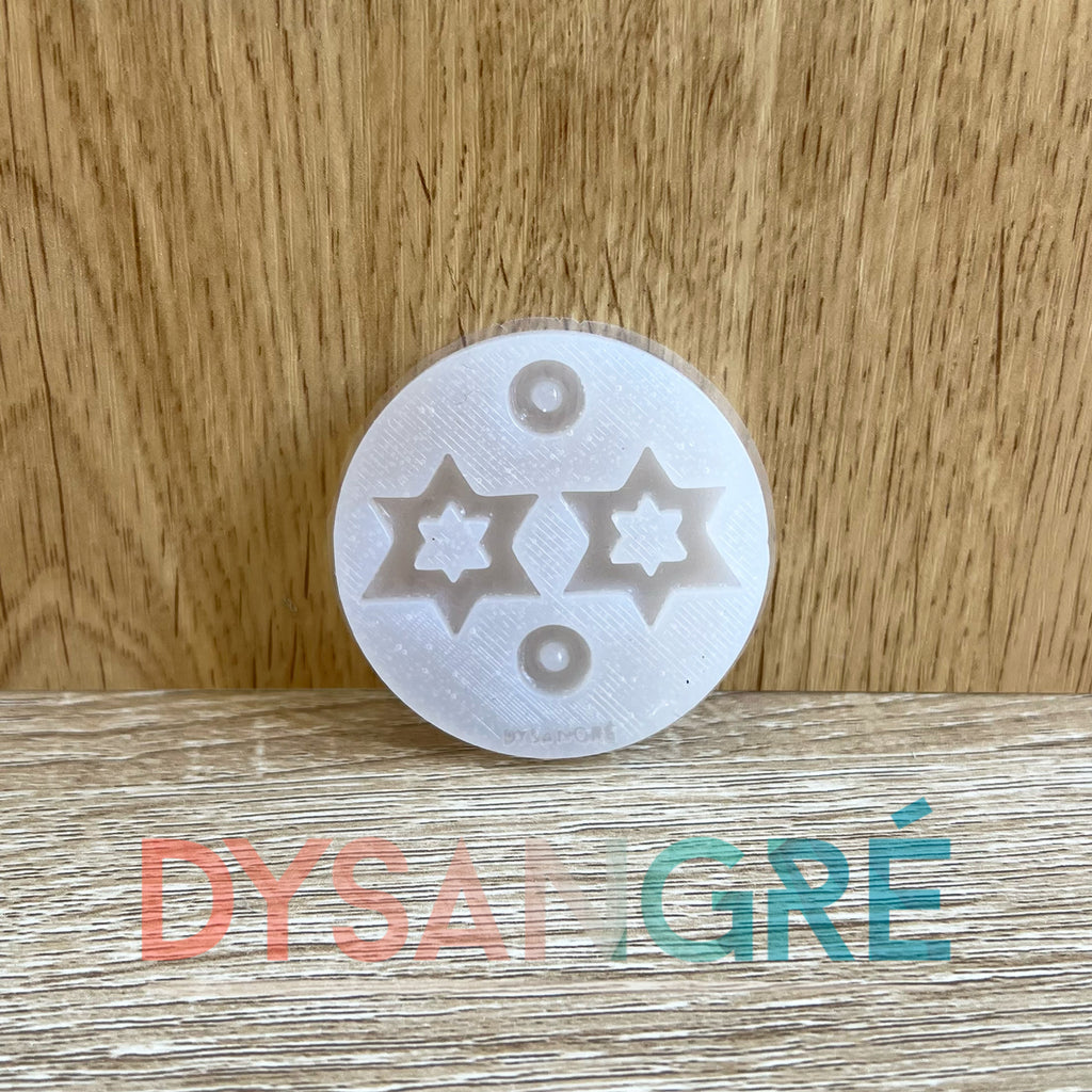 Moule en silicone Pampilles Étoiles