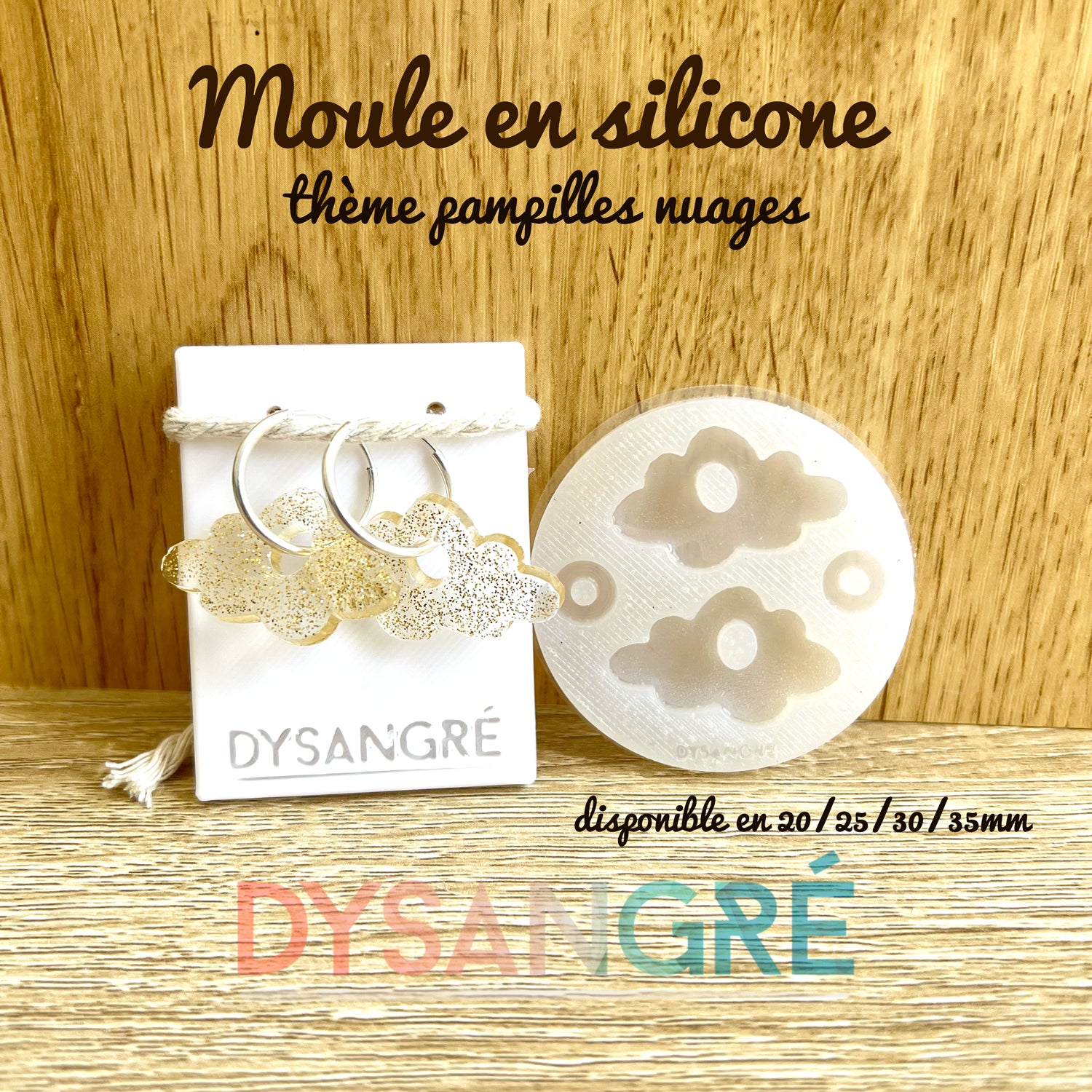 Moule en silicone Pampilles Nuage