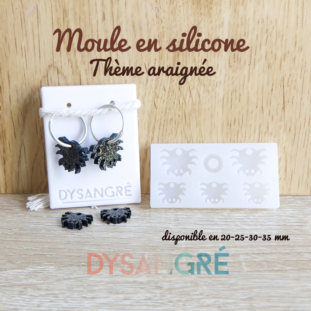 Moule en silicone Pampilles Araignée