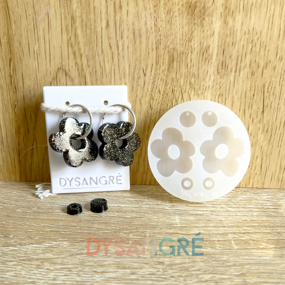 Moule en silicone Pampilles Fleurs