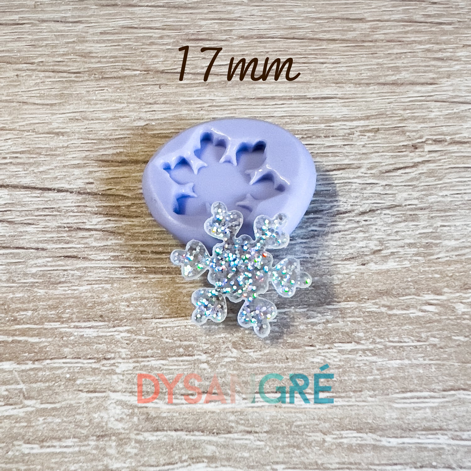 Moule en silicone Flocon de neige 17mm