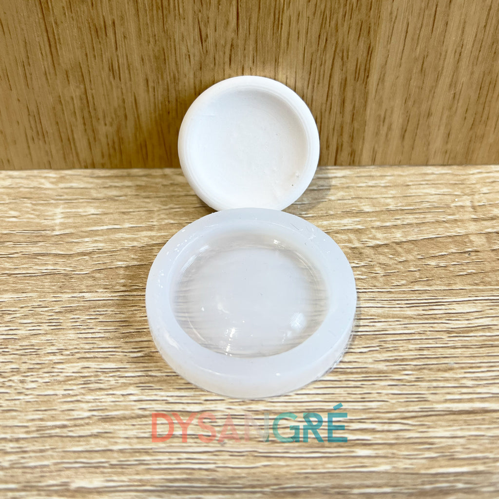 Moule en silicone Galet anti-stress , Worry Stone 34mm