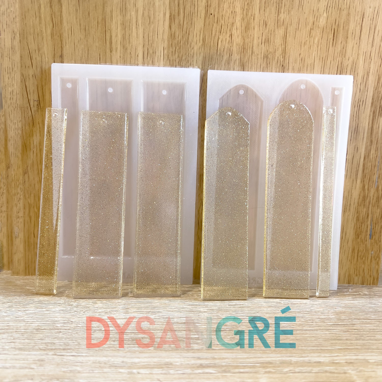 Moule en silicone marque-pages haut arrondie