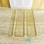 Moule en silicone marque-pages rectangle.